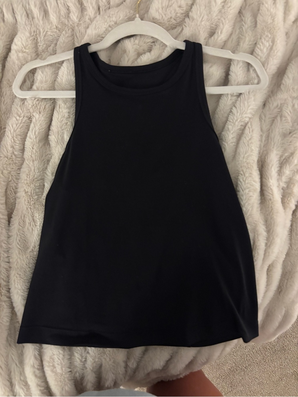 lululemon athletica Black High-Neck Tank Top